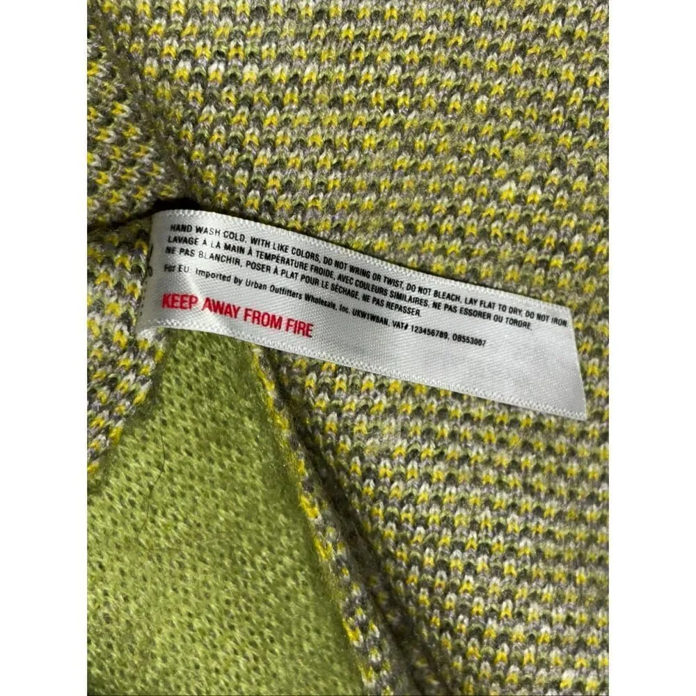 Urban Outfitters Large Soft Blanket Scarf abstract mountain
